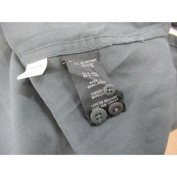 Stormtech Shirt Button Down Long Sleeve Large Cinder Grey New NWT Casual Mens - Picture 12 of 12